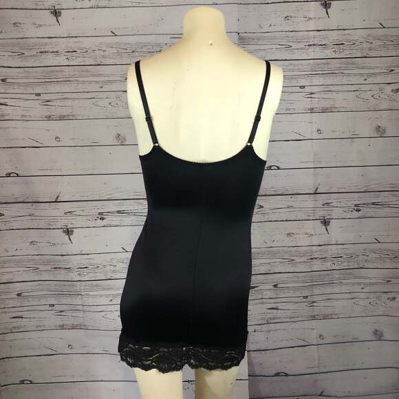Vintage Victoria secrets Lace shapewear dress bundle of 2 in black & white 32 B - Picture 6 of 12